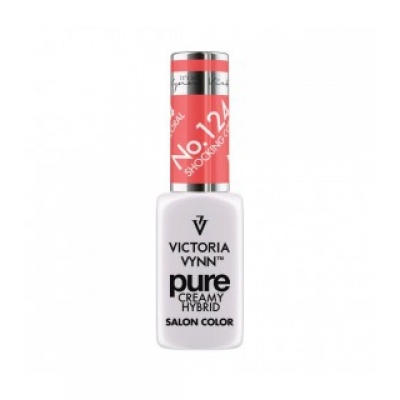 pure creamy hybrid salon color No.124 shocking coral